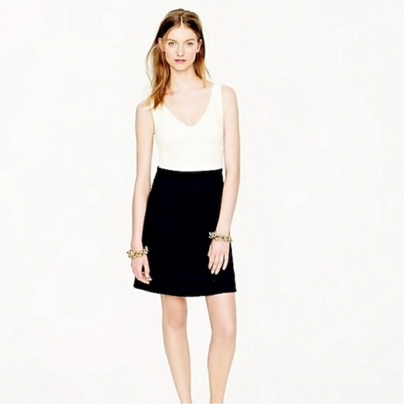 J. Crew Colorblock Knit Dress - Picture 1 of 8